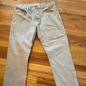 GAP men’s khaki colored jeans. 33x30